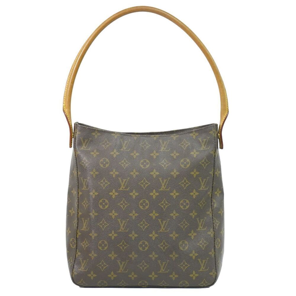 Louis Vuitton LV Looping Monogram Shoulder Bag Brown